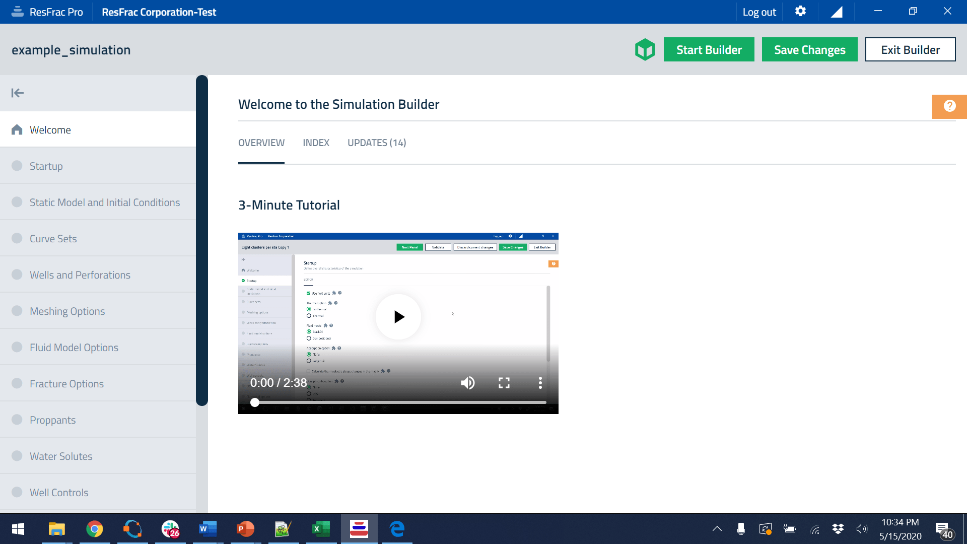 Setting up a ResFrac Simulation