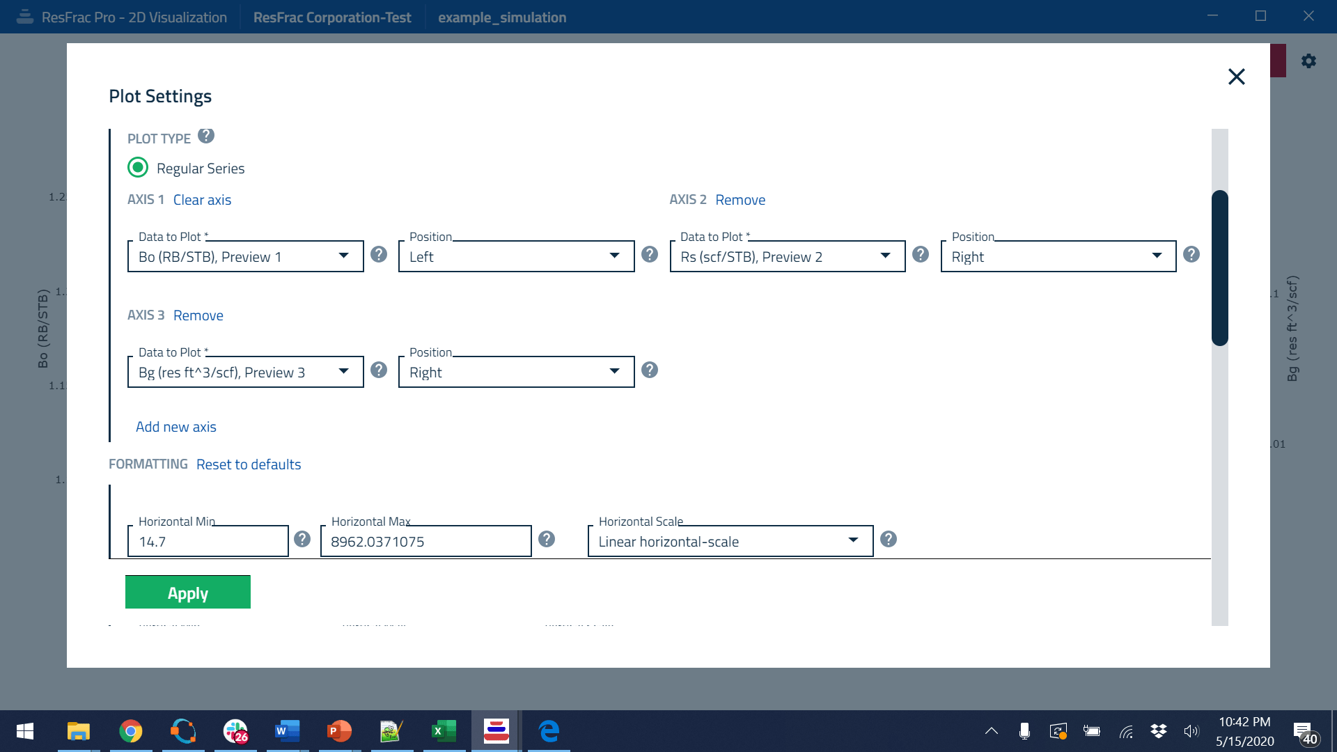 ResFrac 2D Plotting Options