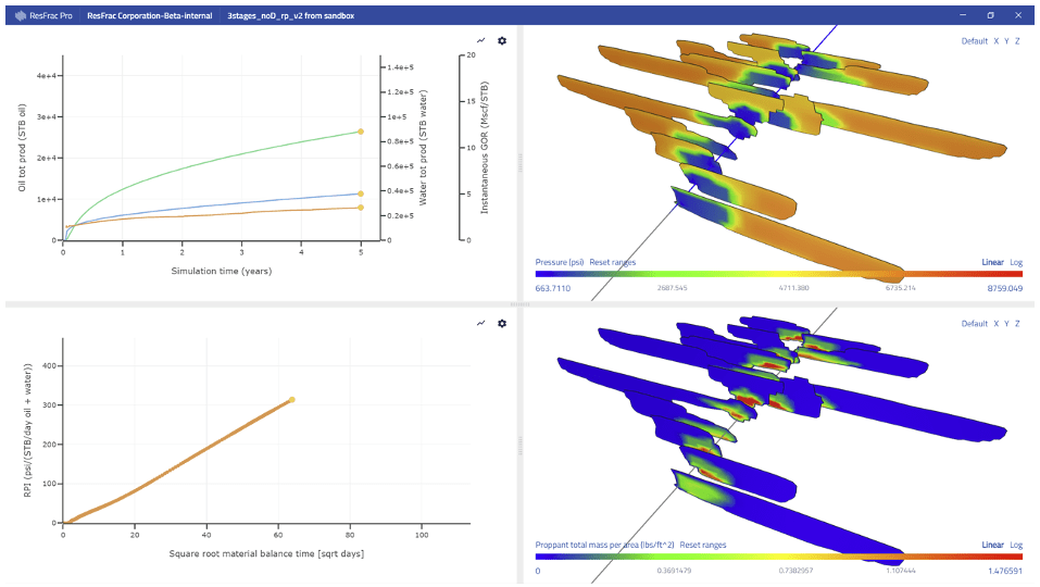 Figure 3: Example simulation that does not use the ‘submesh fractal D’ setting.